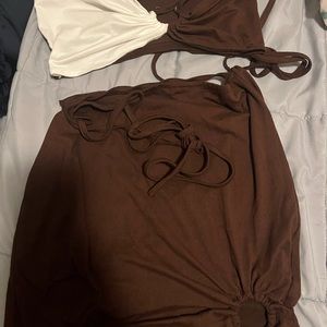 Shein Crop & skirt set